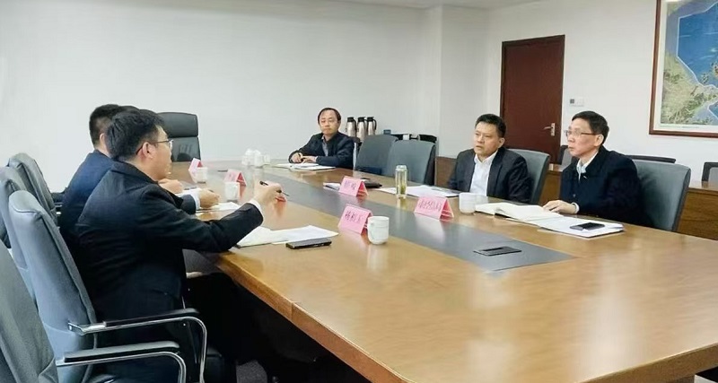 舟山市副市長韓峻會見漢威科技總裁李志剛一行
